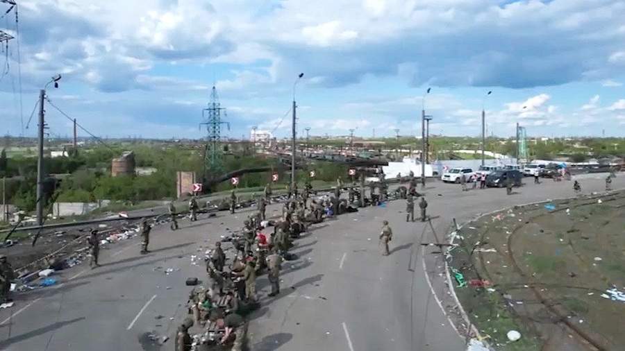 Сдавшиеся украинские военные