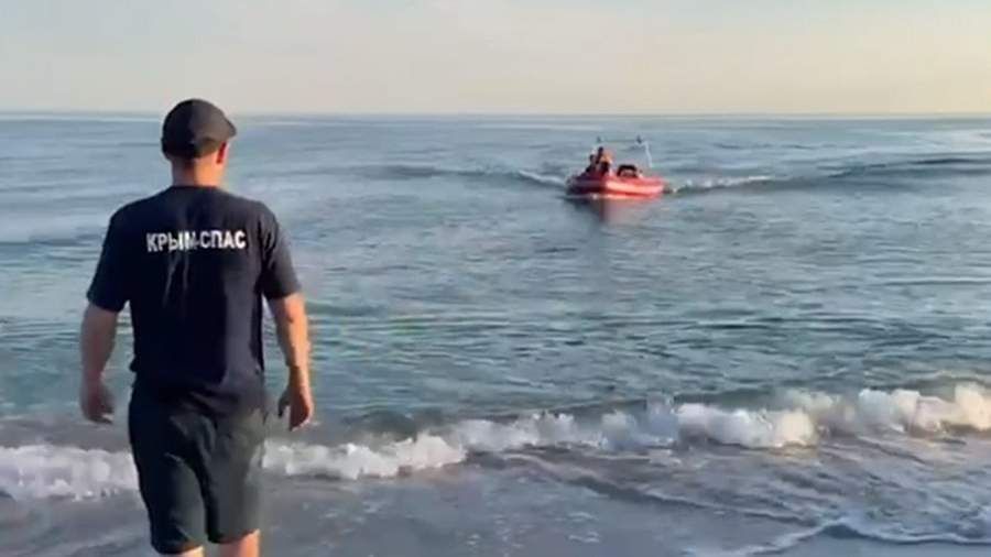 В Крыму рассказали о ходе поисков унесенных в море на надувном матрасе детей
