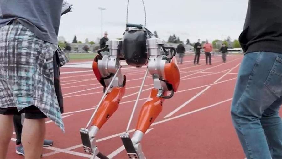 Университет штата Орегон создал самого быстрого двуногого робота
