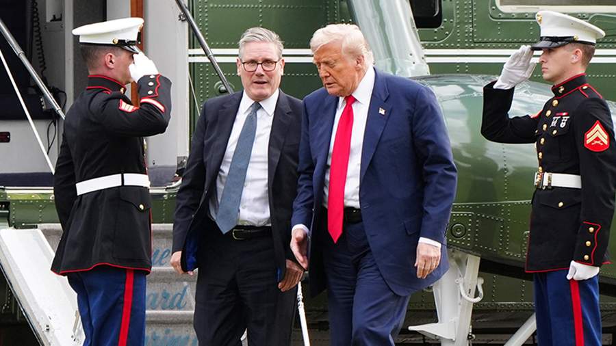 Bloomberg reported on the differences between Trump and Starmer during