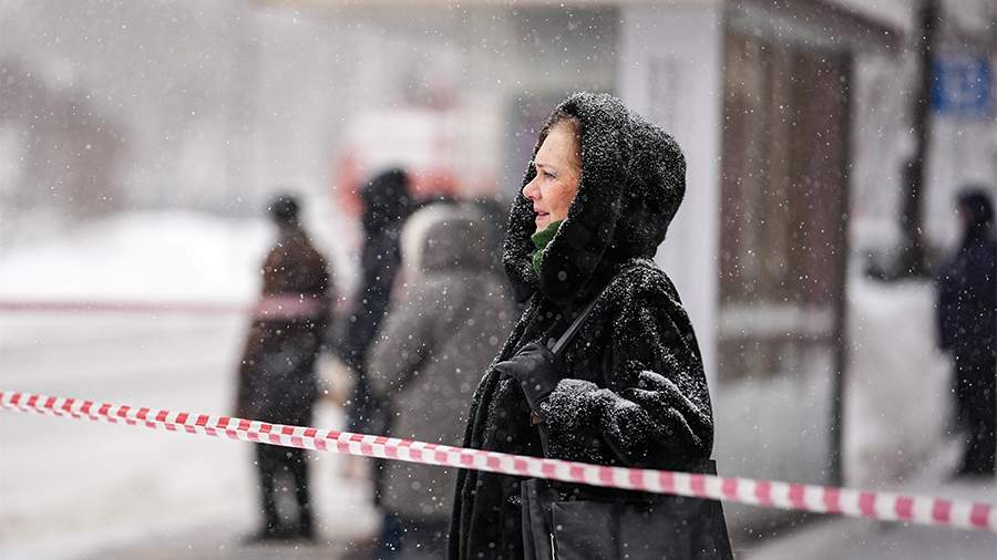 Forecasters predicted sleet and up to -14 degrees in Moscow on January ...