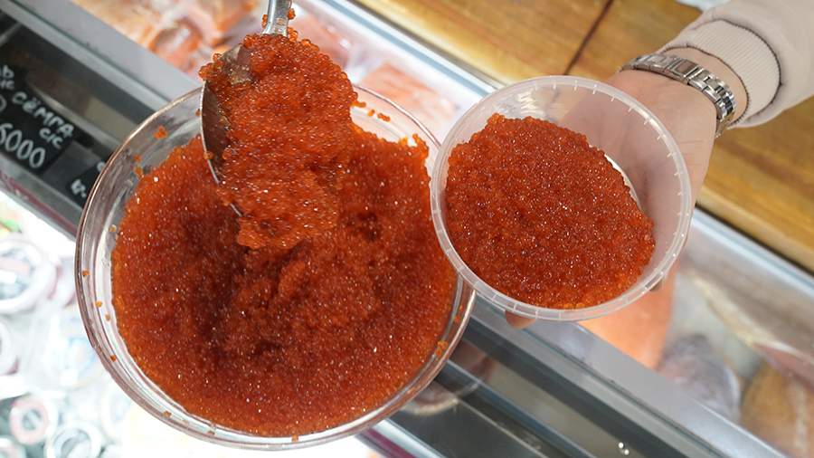 Икра подешевела на 15%