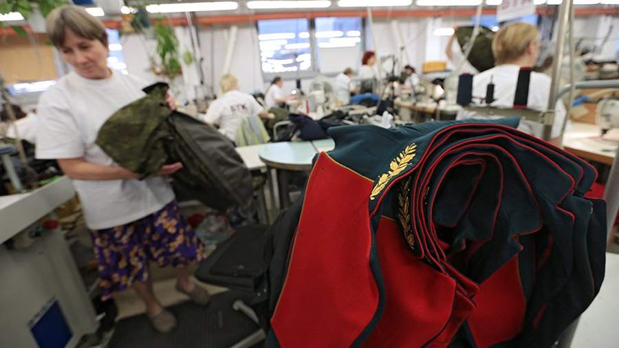 Заготовки для комплектов парадной формы батальона почётного караула