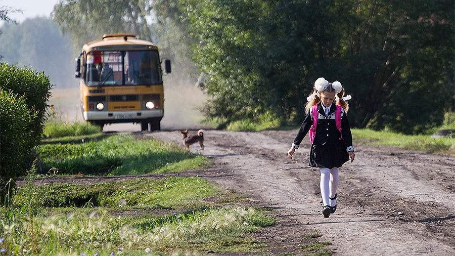 девочка школа автобус 1 сентября