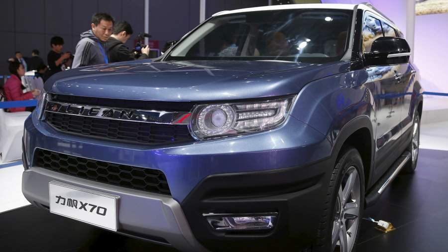 Кроссовер Lifan X70 на международной выставке автомобильной промышленности в Шанхае