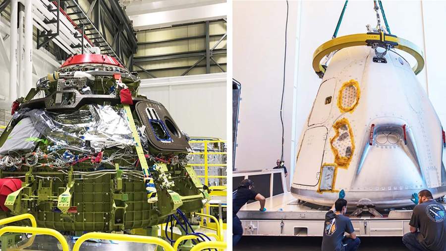 NASA вместе с Boeing и SpaceX подготавливают многоразовые челноки для полетов, 2011 г