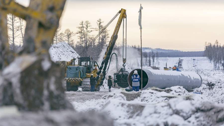 Строительство газопровода «Сила Сибири»