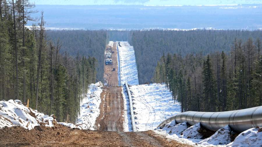 Трасса газопровода «Сила Сибири»