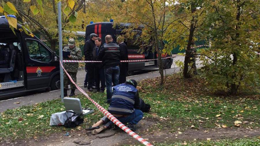 Место убийства следователя по особо важным делам Евгении Шишкиной в подмосковном поселке Архангельское