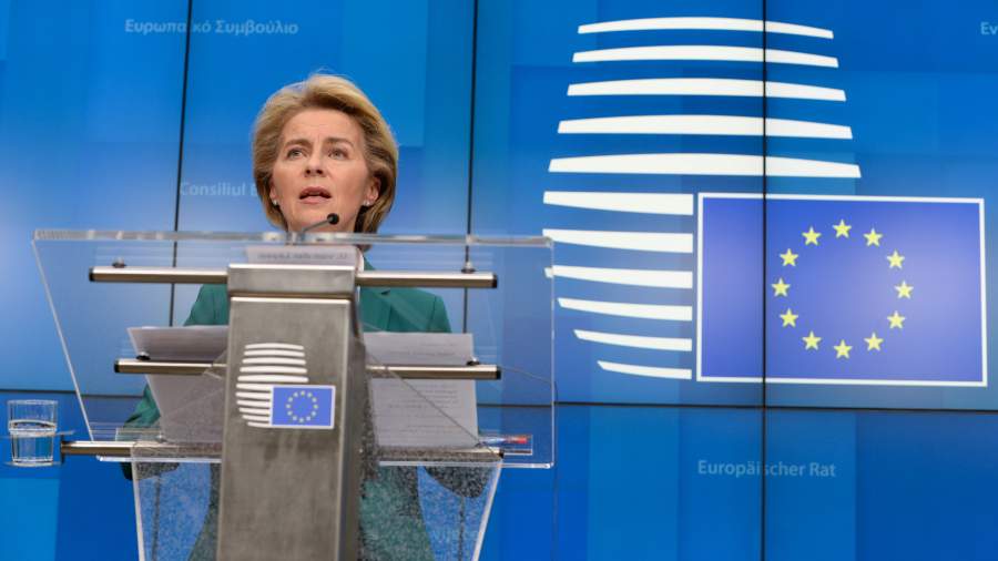 Ппредседатель Еврокомиссии Урсула фон дер Ляйен