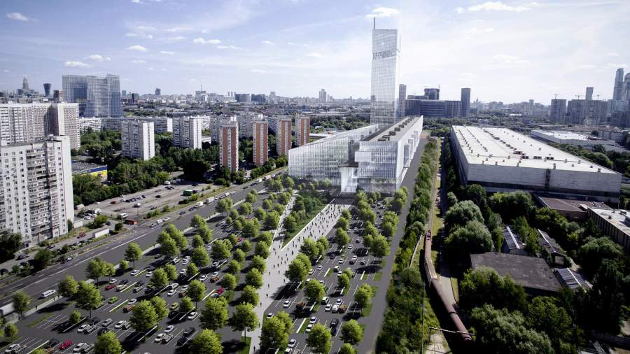 Проектное решение Национального космического центра в Москве