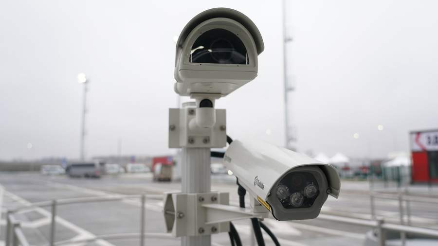 Toll road surveillance camera 