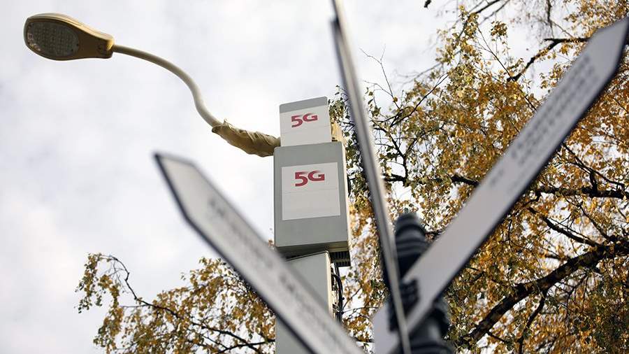 Вышки 5g в пилотной зоне в Центре 5G на ВДНХ