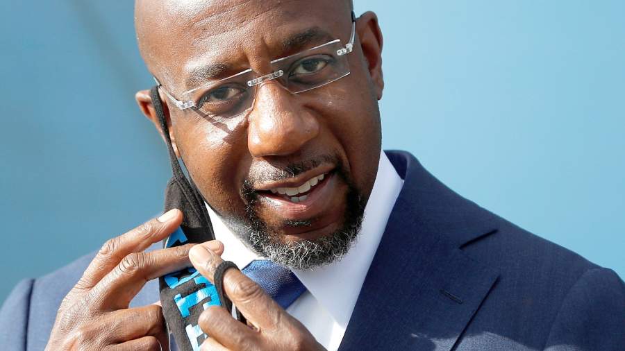 Кандидат от демократов в Сенат США Рафаэль Уорнок