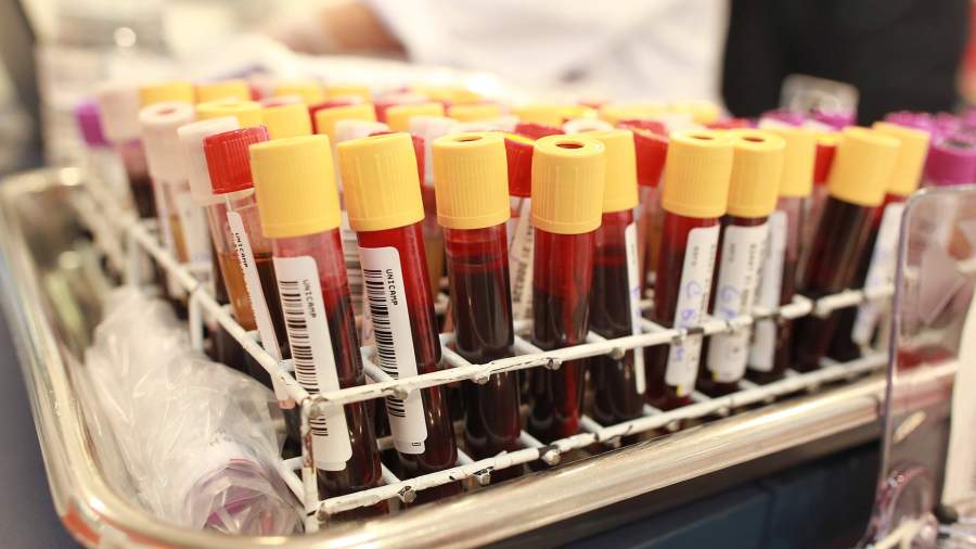 пробирки с кровью для исследования