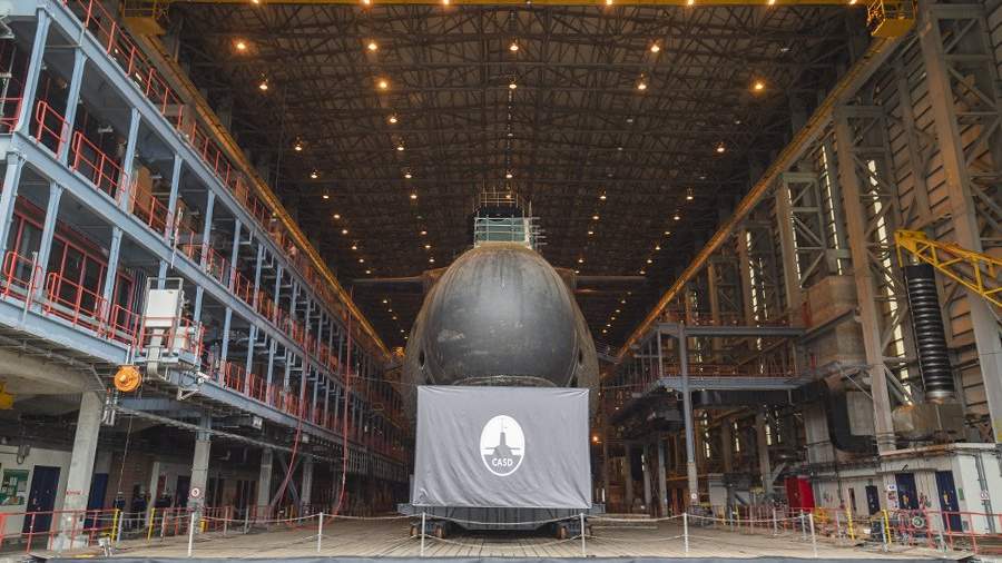 Атомная подводная лодка класса «Вэнгард» на военно-морской базе Клайд