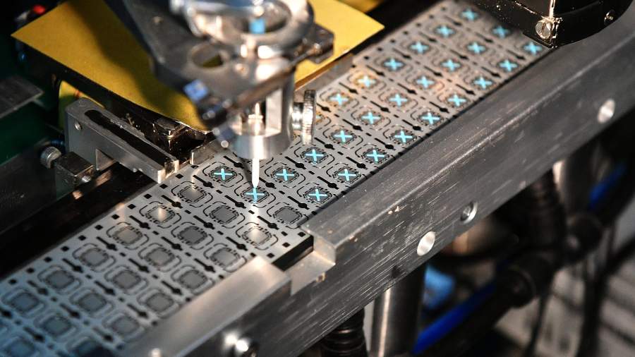 Изготовление микросхем на заводе