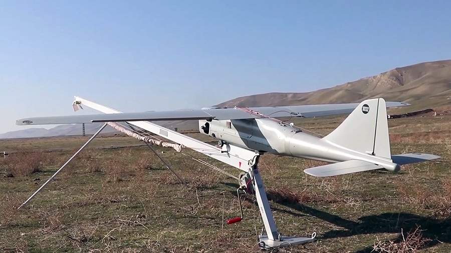 Подготовка к запуску БПЛА «Орлан-10»
