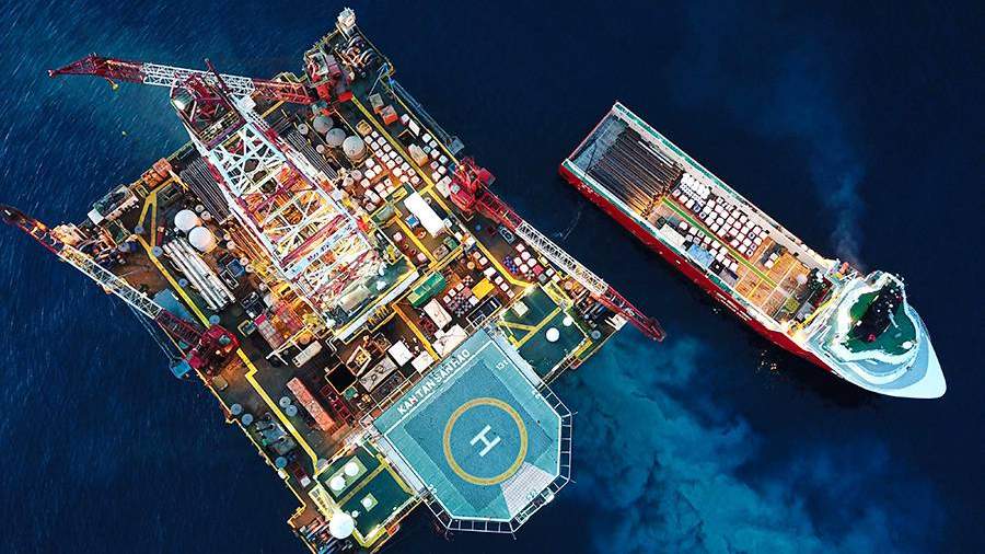 Китайская нефтяная платформа