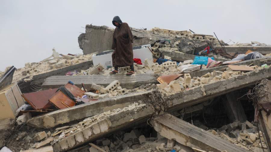 Последствия землетрясения в Джандарисе, Сирия