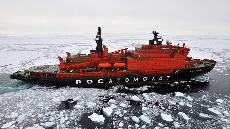 Экспедиция атомного ледокола «50 лет Победы» на Северный полюс