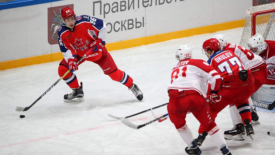 Хоккеисты ЦСКА обыграли «Витязь» в матче Кубка мэра Москвы