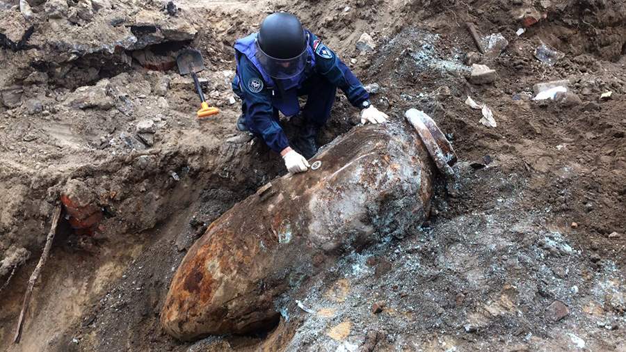 Немецкая бомба времен ВОВ найдена в Москве