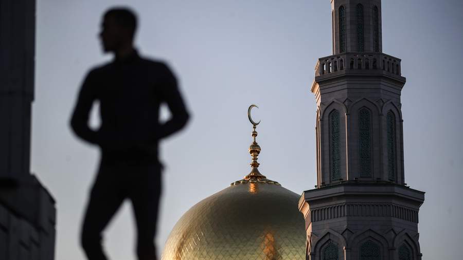 Празднование Курбан-байрама в Москве 