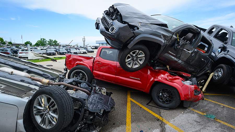 Аномальный шторм: по центру США пронесся разрушительный торнадо