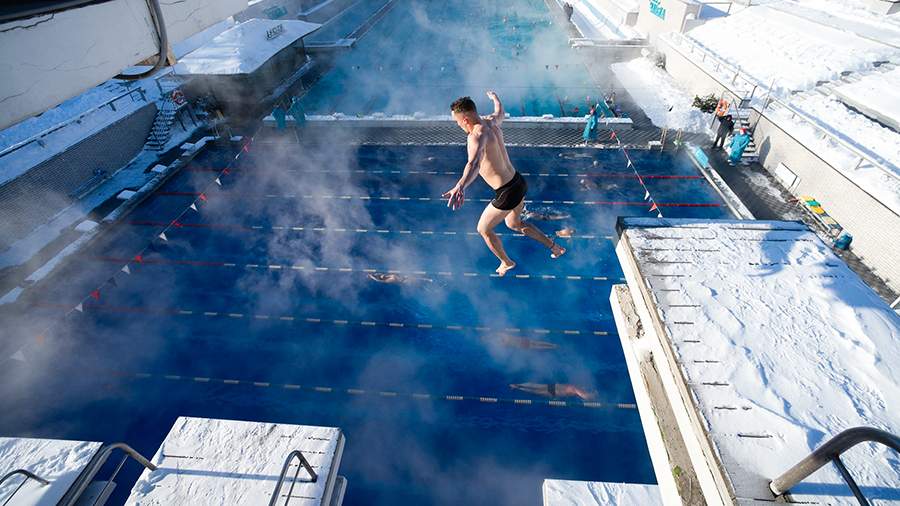 Зимний курорт: где москвичи купаются в мороз