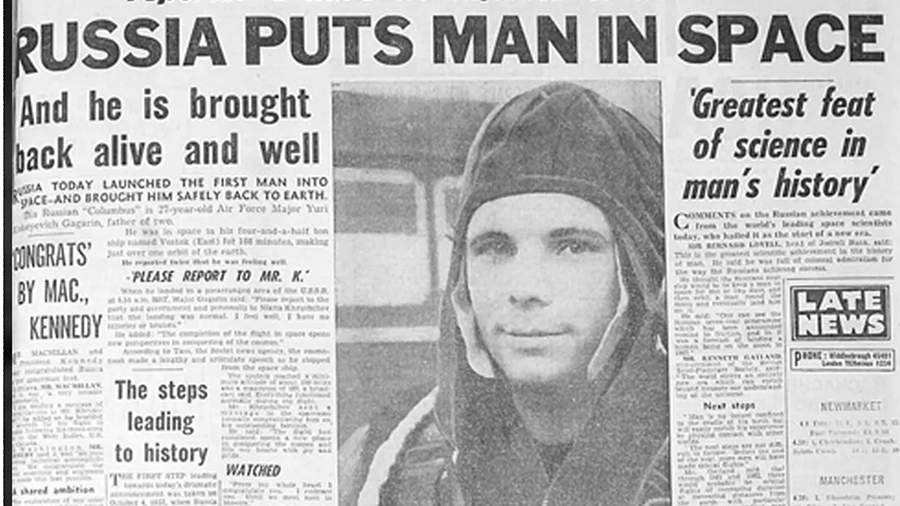 Полет в мечтах и наяву: как мир отреагировал на человека в космосе