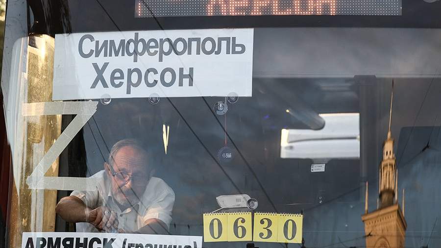 Прямая связь: открылось автобусное сообщение между Крымом, Херсонской и Запорожской областями