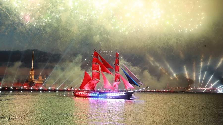 Ветер мечты: в Санкт-Петербурге прошли «Алые Паруса»