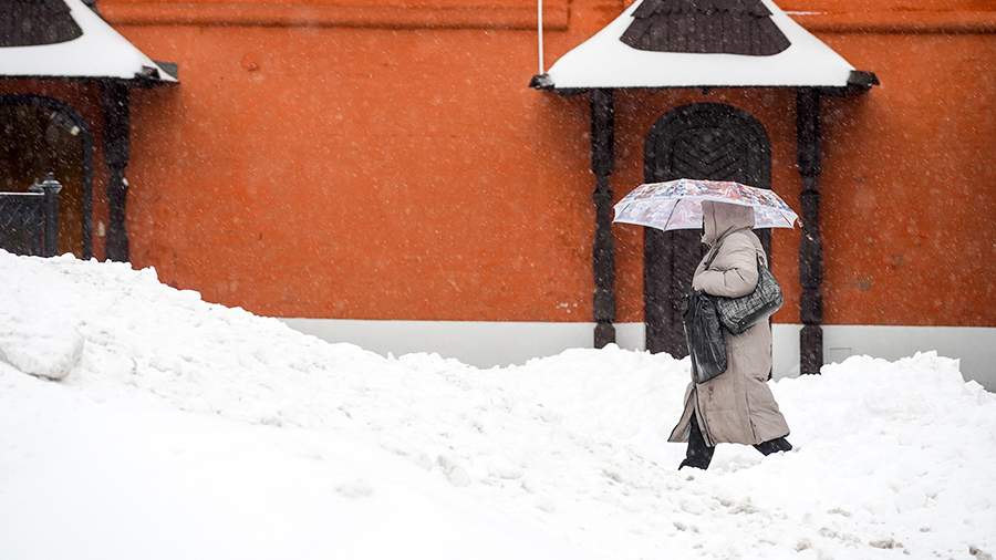 Вьюгой замело: в Москве прошел сильный снегопад