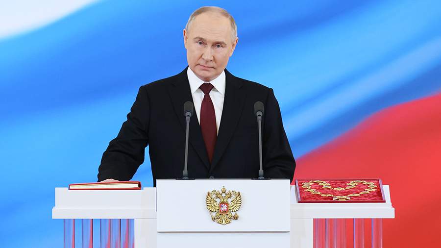 События недели в фотографиях: инаугурация Путина, День Победы, трагедия в Белгороде