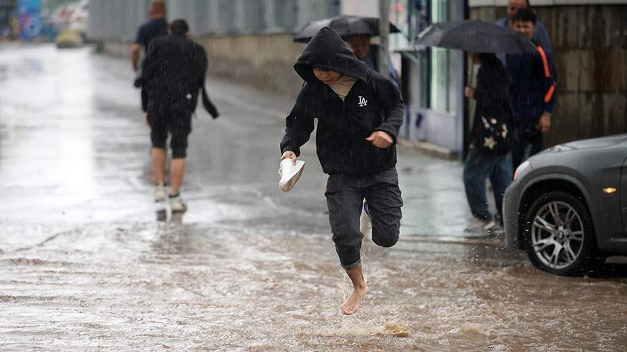 Столичный шквал: Москву накрыл дождь