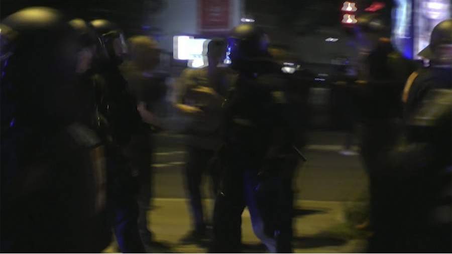 Протесты антиглобалистов в Гамбурге