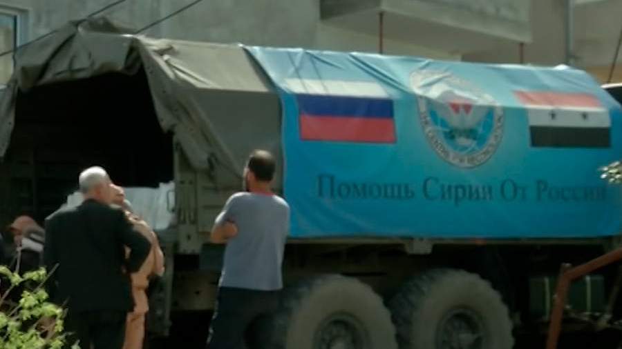 В Сирию доставили новую партию гуманитарной помощи от России
