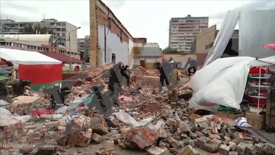 Стена обрушилась в кинотеатре в Балашихе 