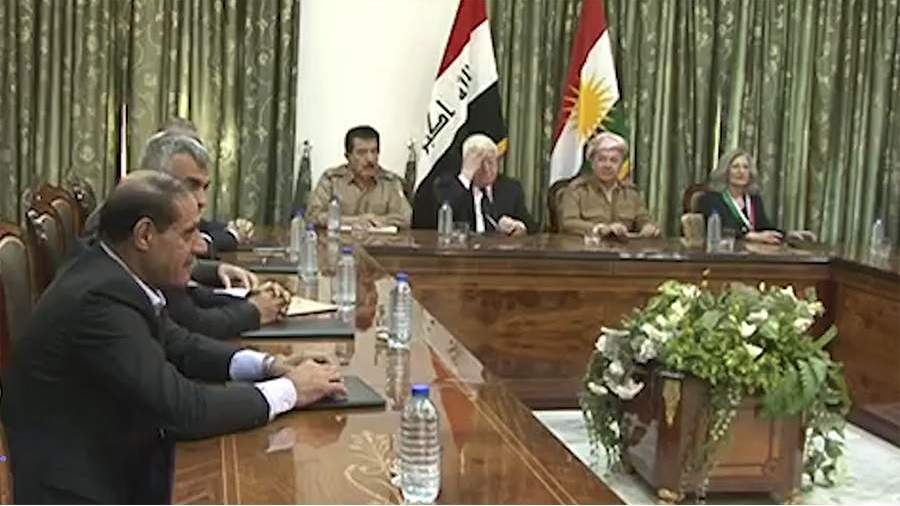 Президент Ирака встретился с властями Курдской автономии