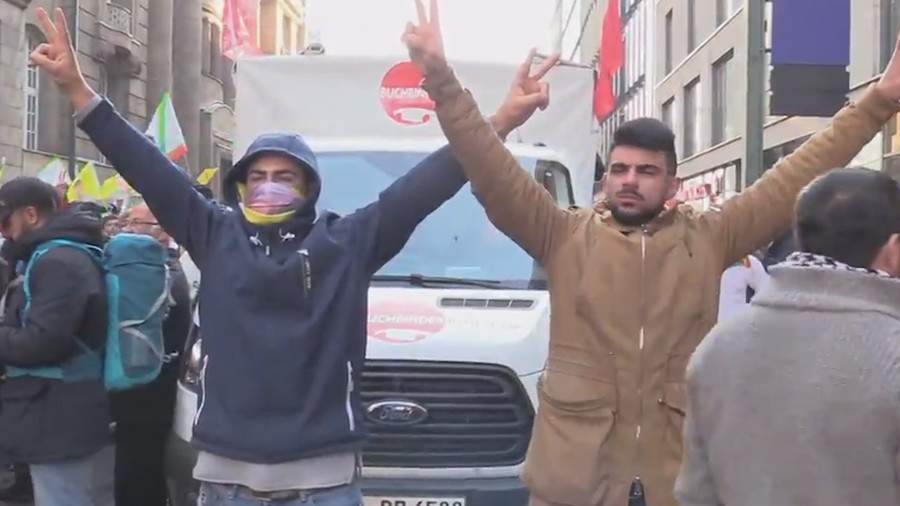 Столкновения курдов с полицией произошли в Дюссельдорфе