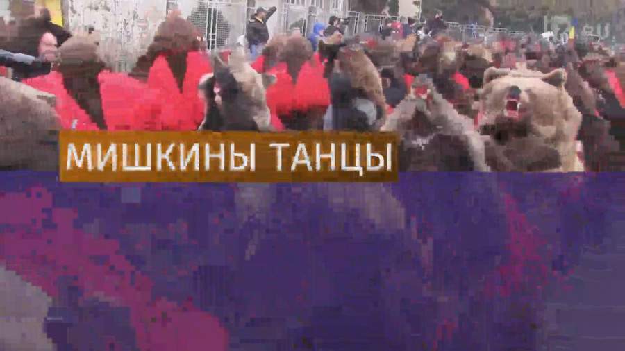 В Румынии прошел парад медведей