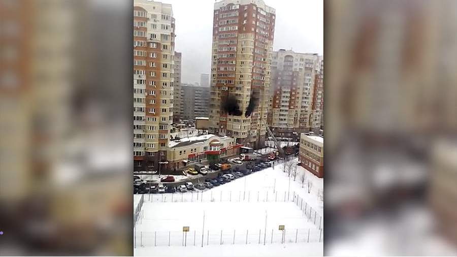 Пожар произошел в многоквартирном доме Красногорска