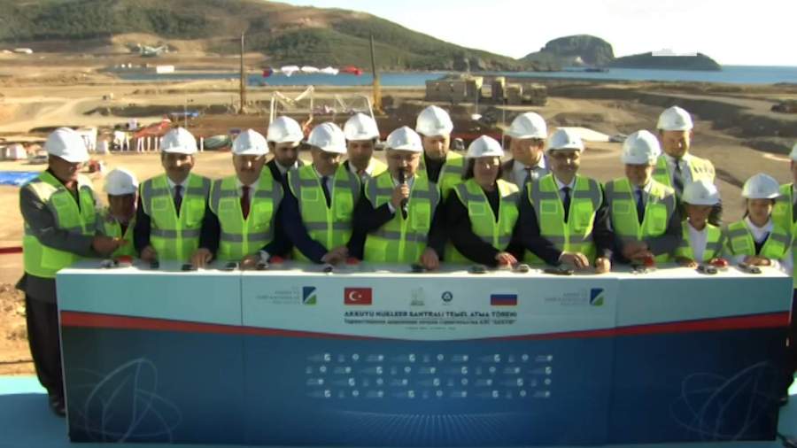 Путин и Эрдоган дали старт строительству АЭС «Аккую»