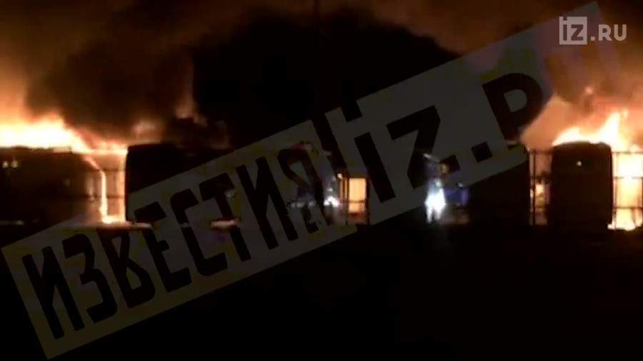 В «новой Москве» дотла сгорели не менее 12 автобусов