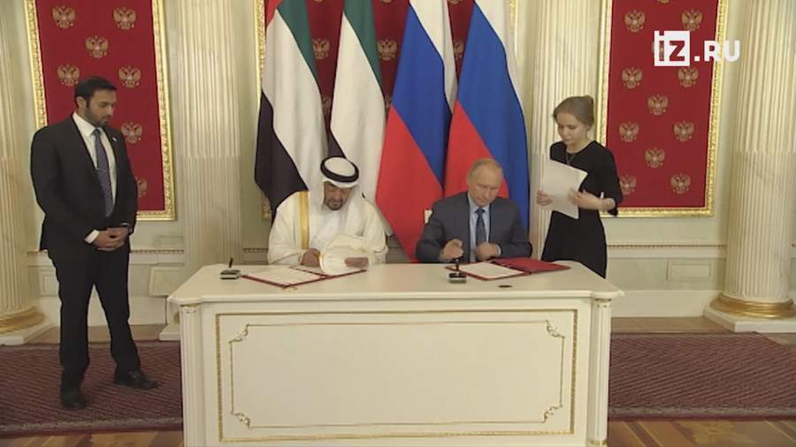 Путин встретился с принцем Абу-Даби