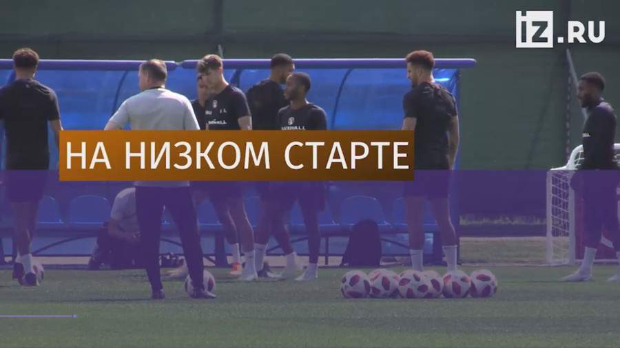 Сборная Англии перед игрой с бельгийцами отрабатывала пенальти