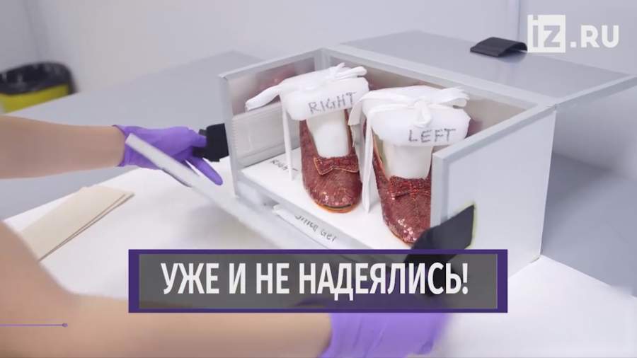 Похищенные туфли Дороти из фильма «Волшебник страны Оз» нашли спустя 13 лет