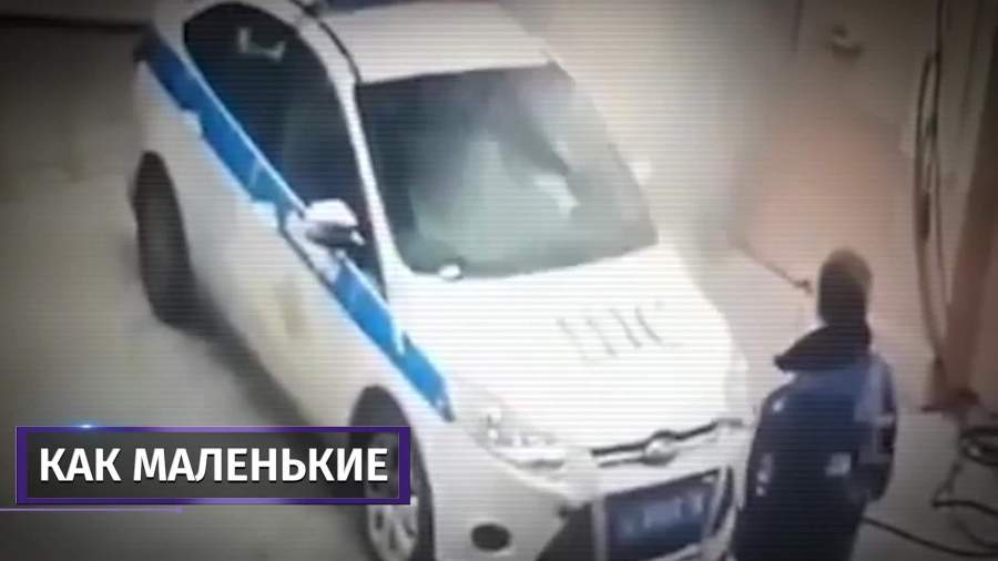 Сотрудники ДПС в Набережных Челнах устроили водную битву