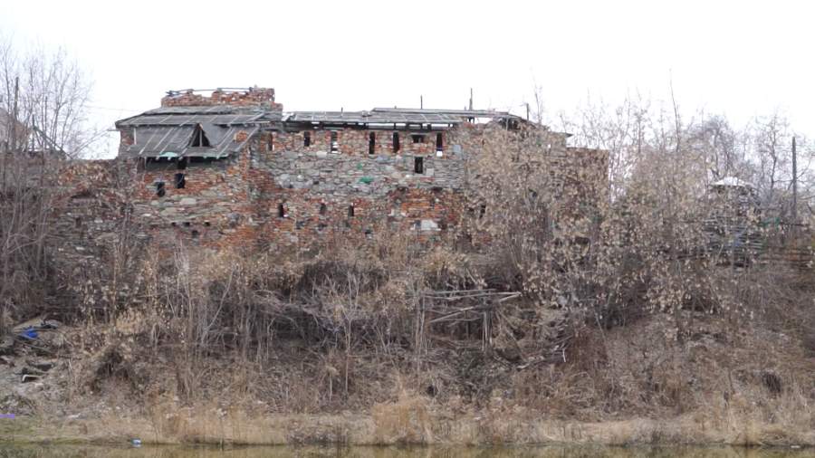 В Омске местный житель построил замок из подручных материалов